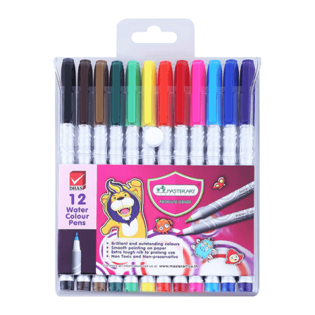 ปากกาสีเมจิก Master Art (มาสเตอร์อาร์ต) 12 สี